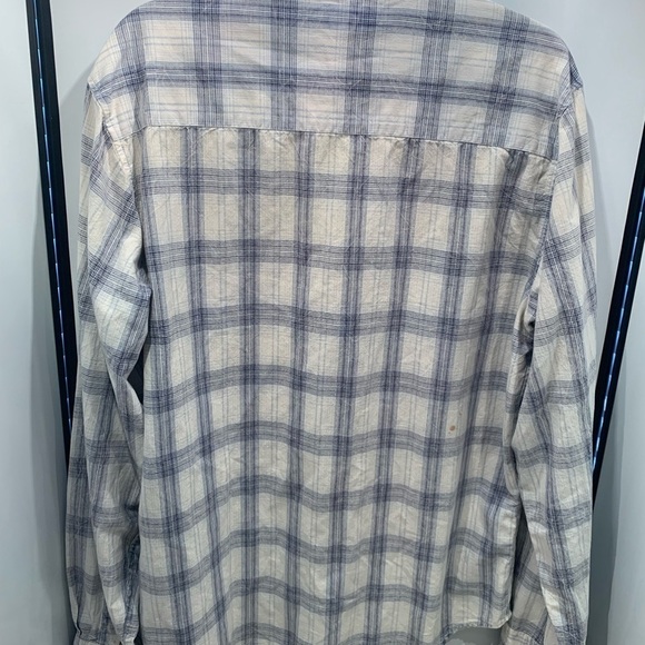 BKE Other - BKE 67 Shirt Adult Size XL Blue Plaid 1967 Wood Snap Buttons Men